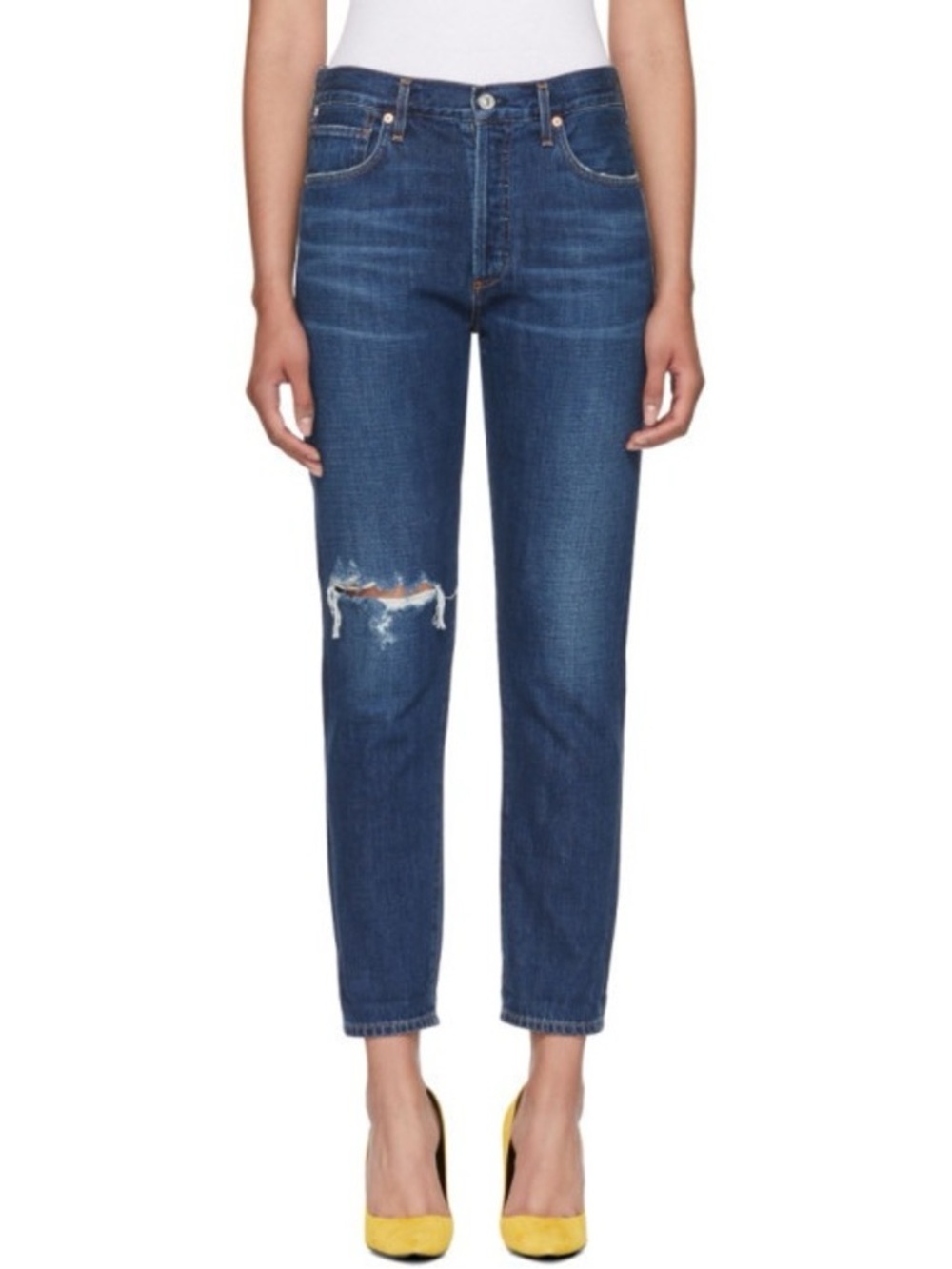 Citizens Of Humanity Liya Dark High-Rise Women's Jeans Dark Blue 32